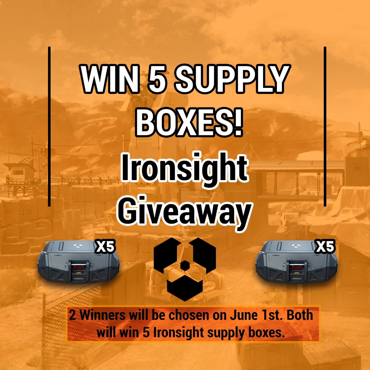 ATK__73's tweet photo. Only 2 days left in my @IronsightEN supply box #giveaway! Make sure you join for a chance at 5 #ironsight supply boxes!
#win #gaming #getstuff #mishuproductions https://t.co/kAKsqNcc1h