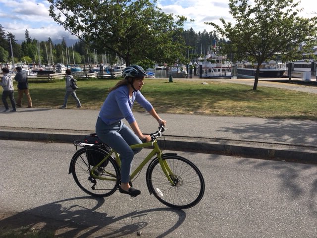 ShaunaSylvester's tweet photo. Yes @KeaGru I’m participating in #biketoworkweek - Thanks @WeAreHub for getting me on my @MEC bike. It needs some love! #thecitywelove #cycling @modacitylife https://t.co/nSnBLvoqTm
