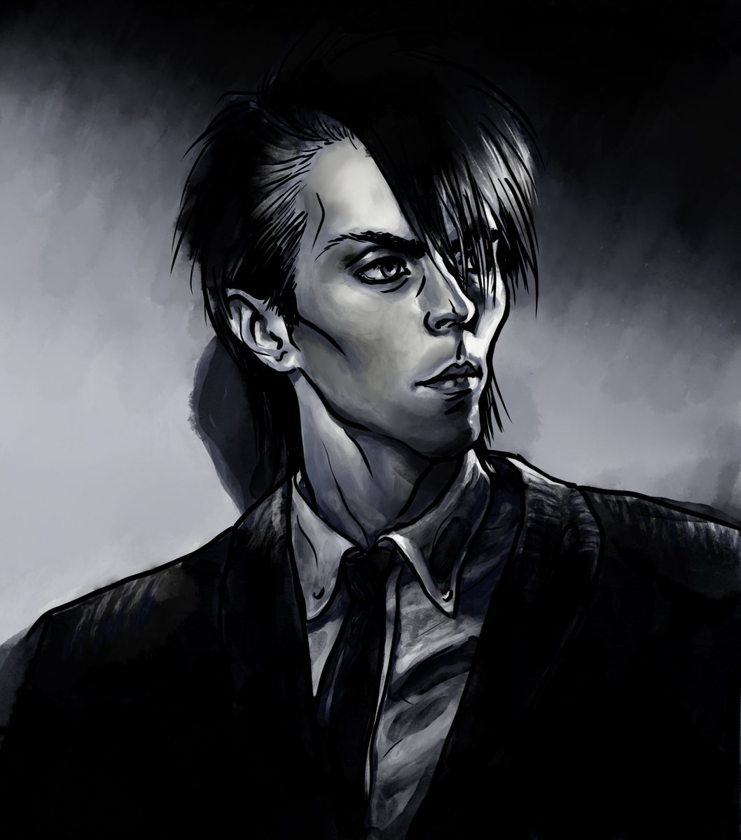 ArKayArt's tweet photo. Just look at this beautiful boi. <3 Peter Murphy #Bauhaus #gothday https://t.co/3GtivDhYCt