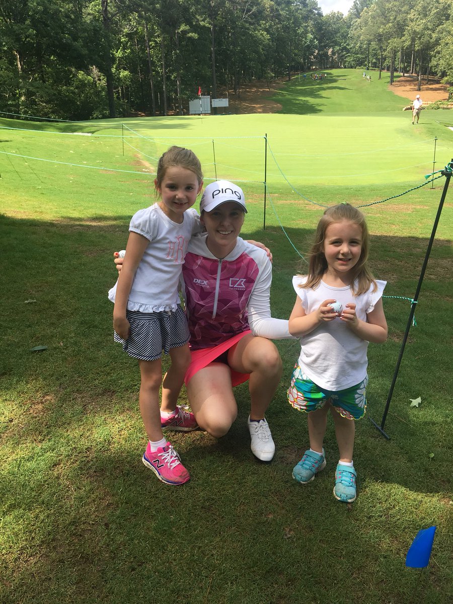 mrogersmd's tweet photo. Thanks to @Britt_alto12 for taking time today to meet some of her youngest fans. #shoalcreek #USWomensOpen https://t.co/lWb9jd3HwZ