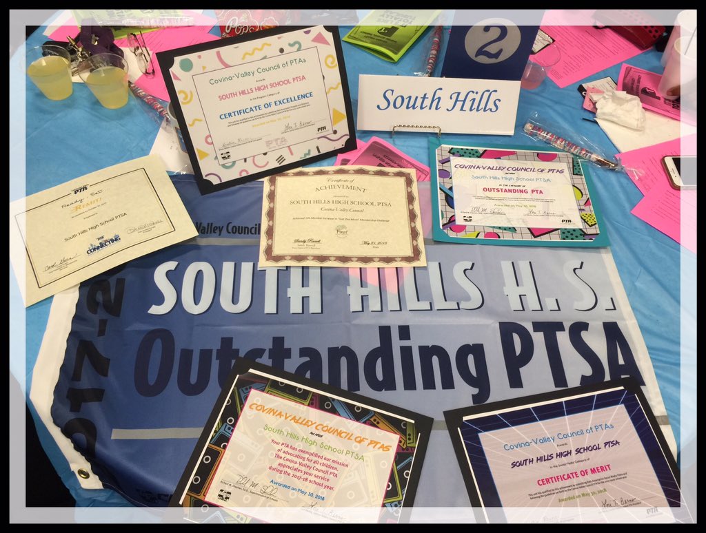 SHHSPTA's tweet photo. What a wonderful evening we had celebrating all the Covina Valley PTA's. We are very thankful to receive all our awards. Thank you to the PTSA and South Hills for all your hard work. #GoHuskies https://t.co/OcSo20FwU8