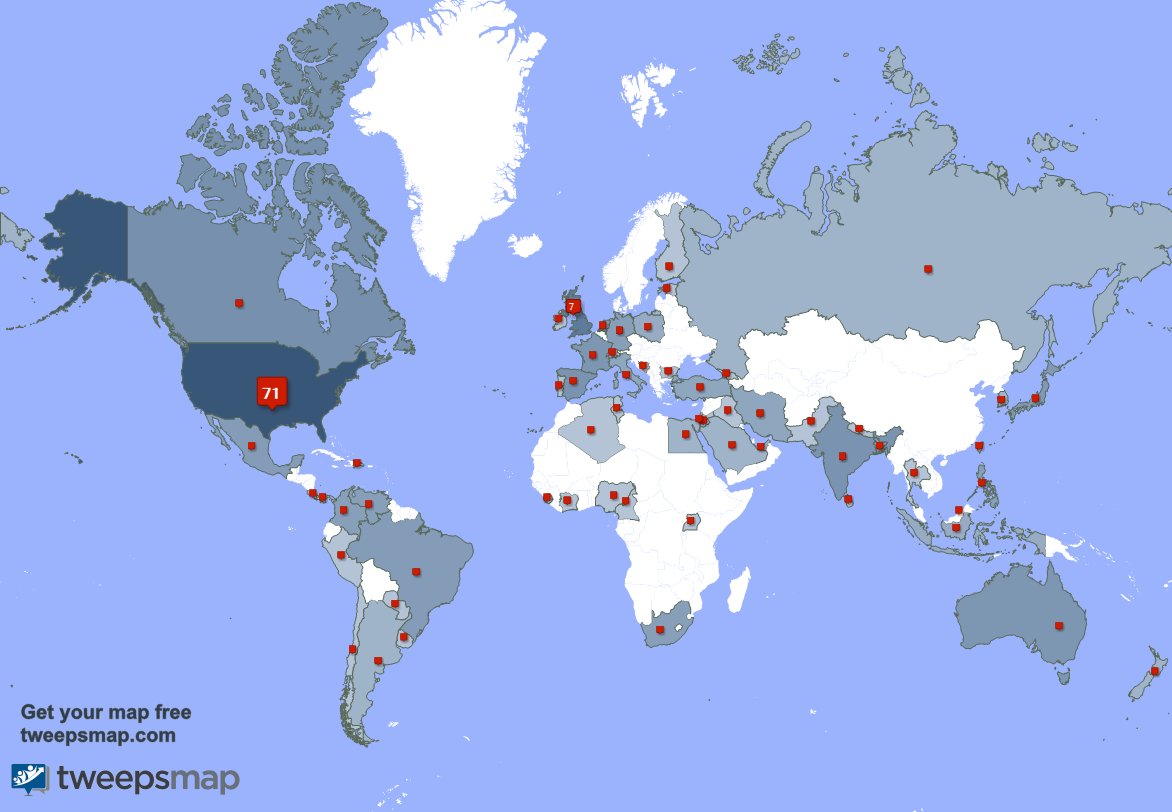 I have 12 new followers from Tunisia, and more last week. See tweepsmap.com/!BUTTONAD