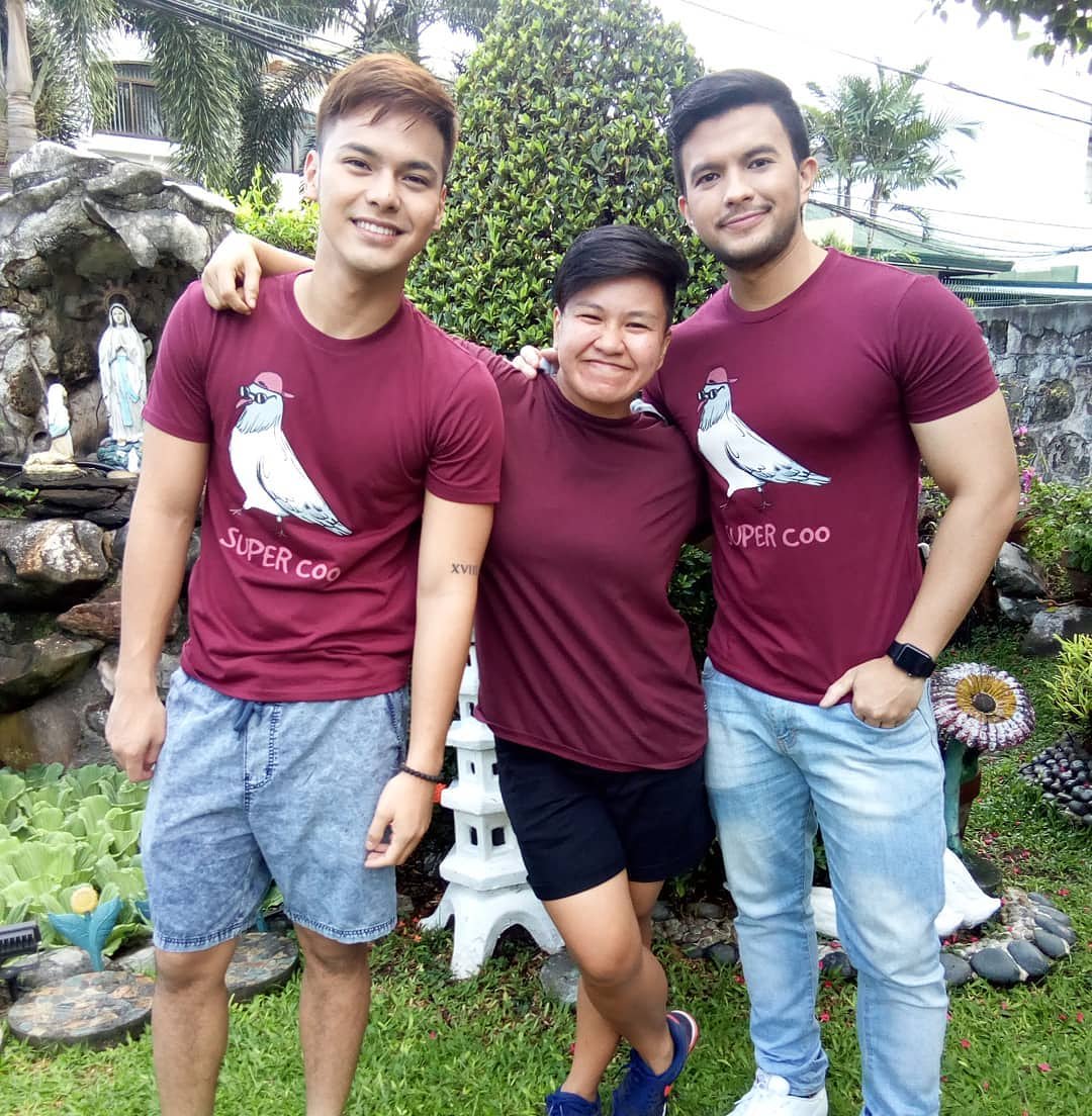 TunTunatics's tweet photo. Triplets😁😀😂 #MaynilaTaping #Repost @fatima_bautista with @insta.save.repost • • • 
@flinsTUNs https://t.co/yeM1DWOTjF