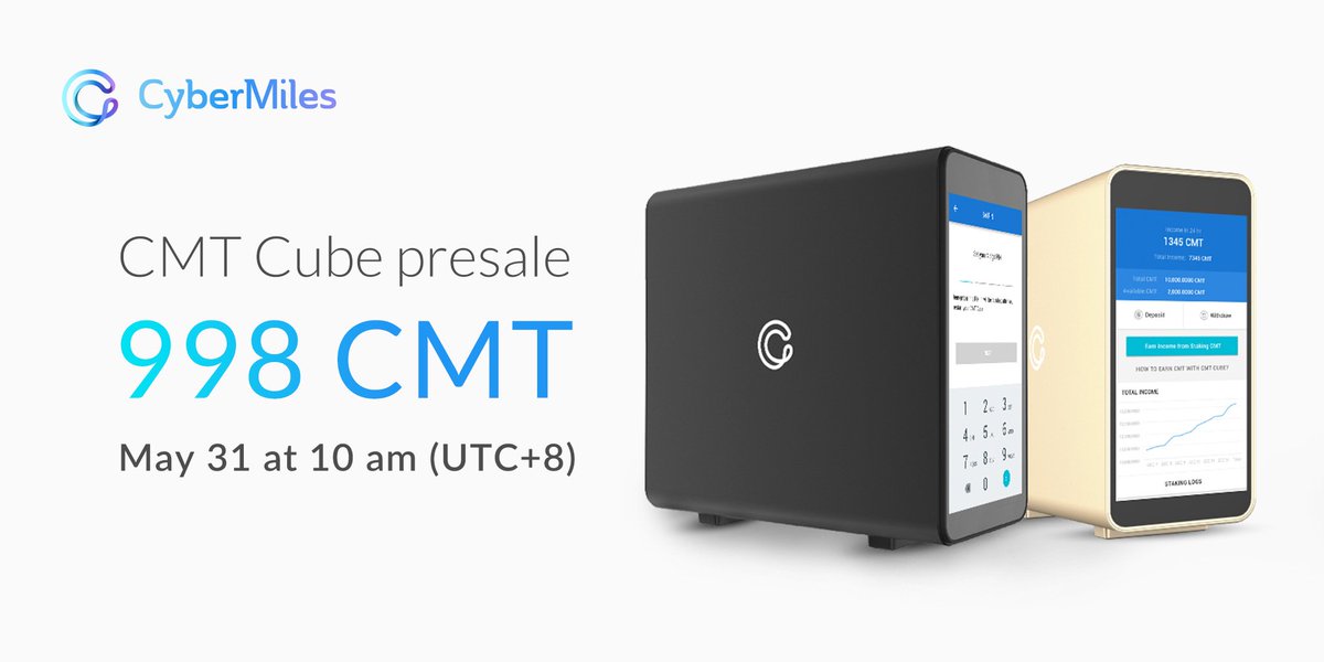 DrLucaslu's tweet photo. 10000 CMT Cube WERE SOLD OUT in 40 mins!
The most cost-efficient miner in the market. https://t.co/h2UeY6aFpK