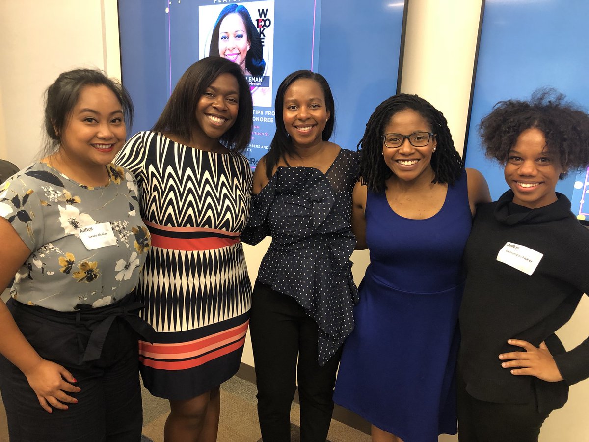 ColorCommntwk's tweet photo. It’s a wrap! Thanks for tuning in our #ColorCommSF Power Networking Event w/ @EddaColeman at @AdRoll! Check out more tips on our InstaStory! https://t.co/28pcYNdmCF