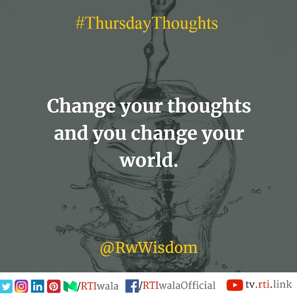 RTIwala's tweet photo. You Change World Change
#ThursdayThoughts #RwWisdom #RTIwala #Motivation #Inspiration #Life #Leadership #CEO #Goals #Quotes #Success #LifeHacks #Thoughts #RTIwalaTV #Quoteoftheday #ThoughtoftheDay #Startup #LifeGoals #Achievement #Motivational #Inspirational #Wisdom #rwp https://t.co/23nAzyrylP