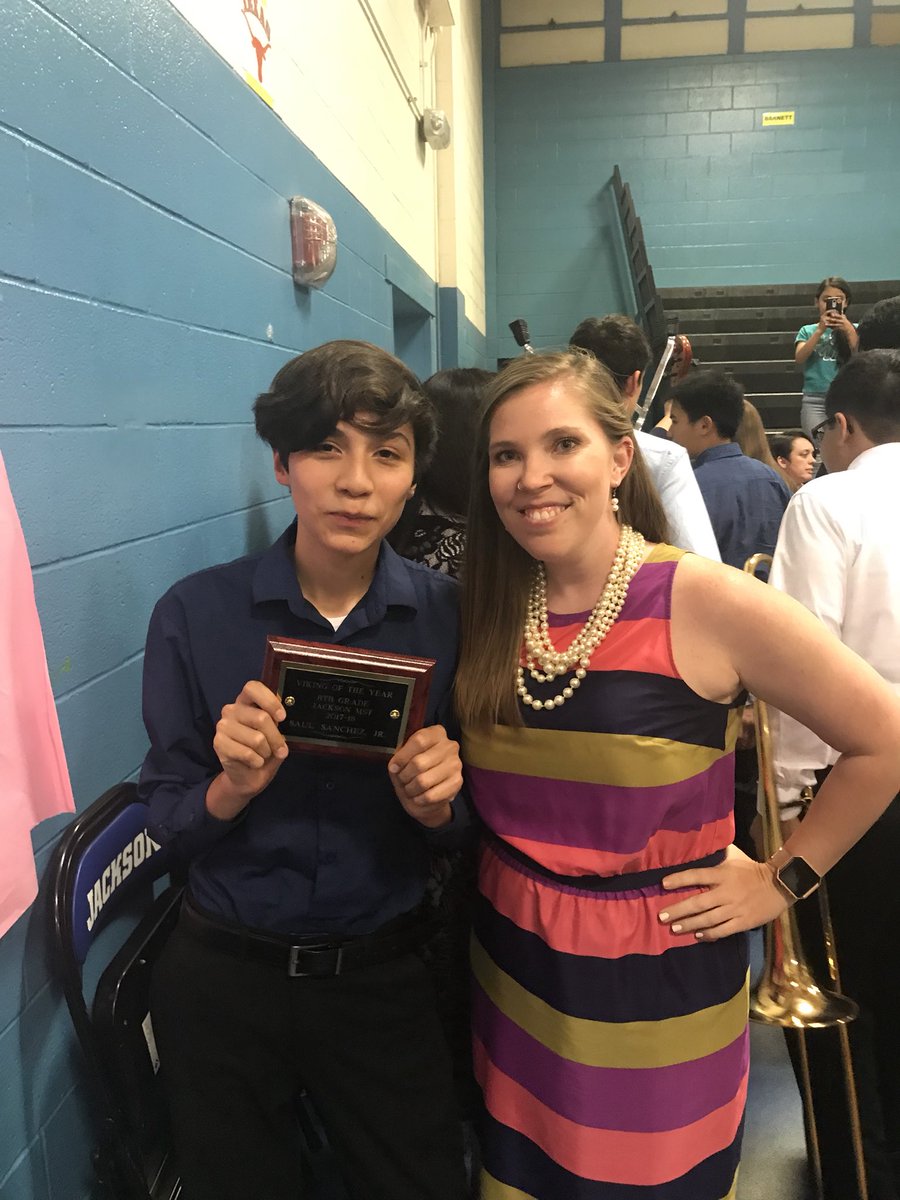 Guys, this <a href="/JTCAVID/">Jackson AVID</a> scholar was named the overall 8th grade Viking of the Year. #proudteacher #jacksonavid
