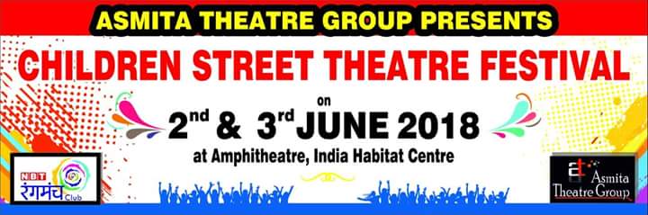 sharadsing's tweet photo. On 2nd &amp; 3rd June you are invited to watch Children street theatre festival &amp; comical-satirical play #LOGBAAG (Neil Simon's play based on #Antonchekhov stories)7:30 pm at #Amphitheatre,India habitat centre
Directed by @ArvindGaur 
#AsmitaTheatre https://t.co/XMrK6UJdeV