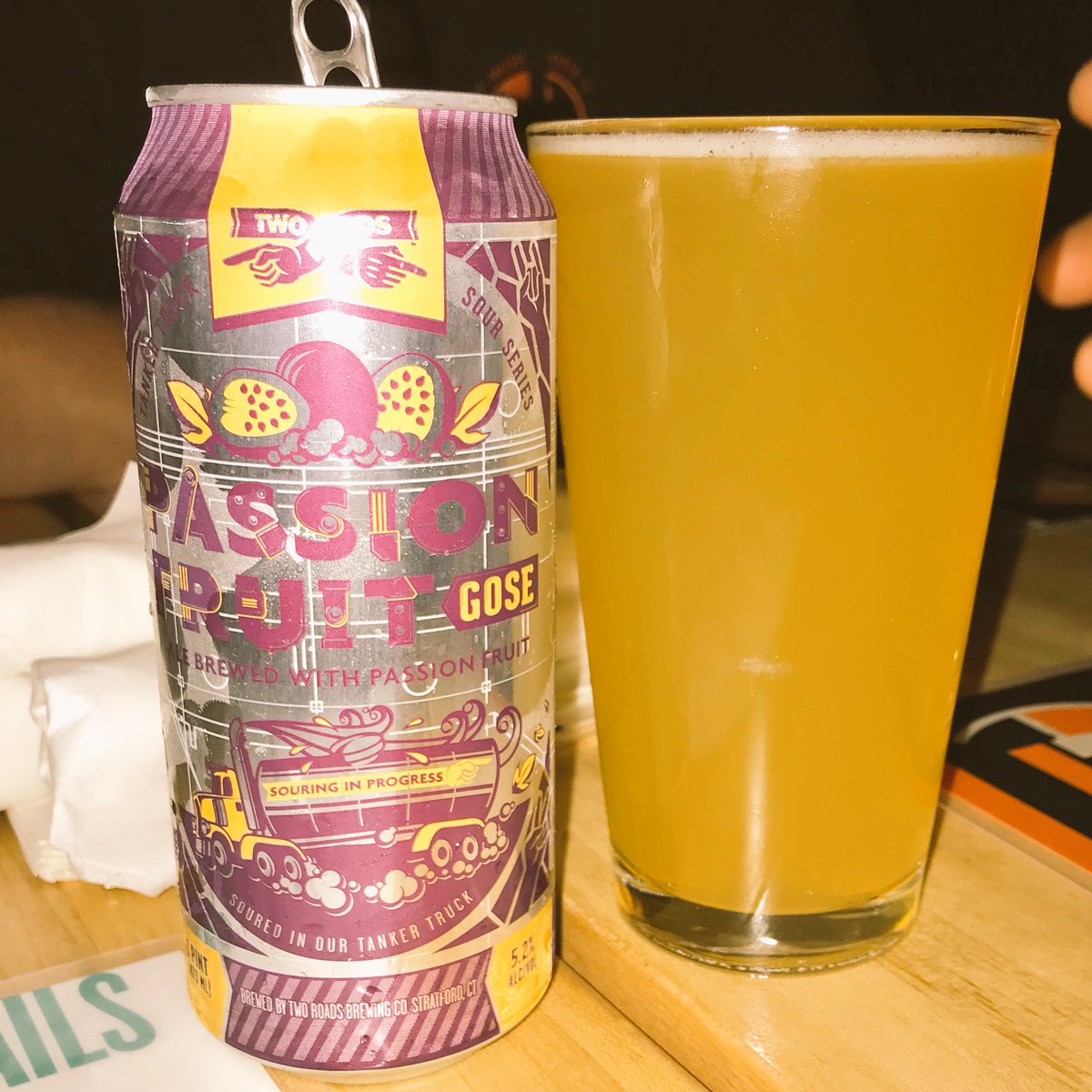 Just saw <a href="/TASHSULTANAA/">TASH SULTANA</a> crush some hearts and some minds at <a href="/statetheatreME/">State Theatre</a>...now to night cap with <a href="/2RoadsBrewing/">Two Roads Brewing</a> #passionfruitgose at <a href="/noshingportland/">Nosh</a> 🤘🏻 thanks for bringing positive energy and beautiful music #tashsultanaa