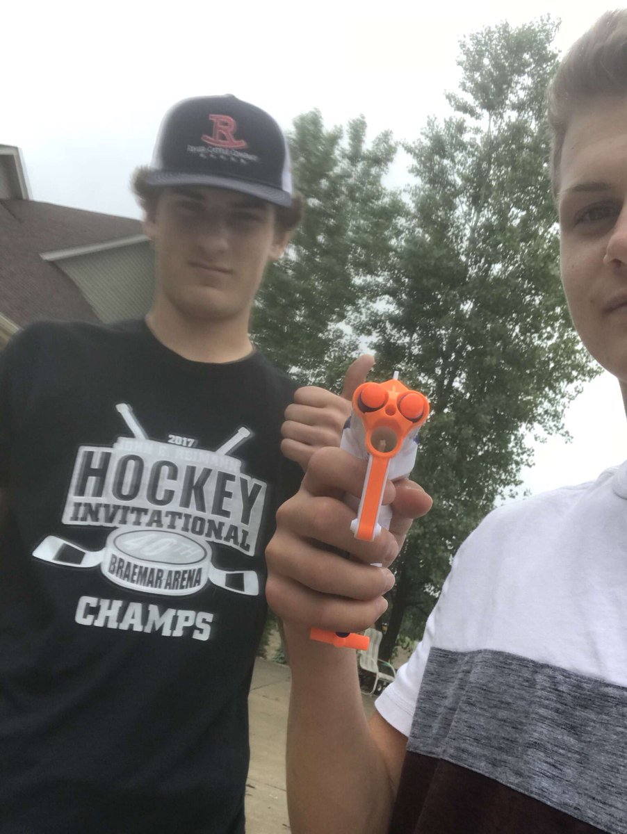 ScottsTotsNerf's tweet photo. Logan Jordan from @TheJimKillers couldn’t handle the full force of Dallin Swanson from @ScottsTotsNerf @StillyNerf https://t.co/pZWyEbVycg
