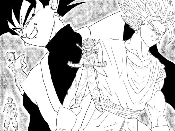 色塗らないで線画だけっていう半端なもの結構多いなぁ…。
もっと頑張らねば💪 
