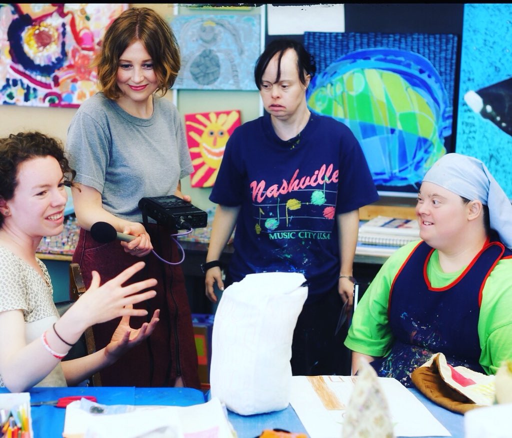 artspace613's tweet photo. Thank you again @OttawaMorning, @CBCOttawa &amp; @jessarunciman 4 stopping by @BeingStudioOtt ahead of #BeingBuildingGrowing, the community-building art event on @DoorsOpenOttawa (June 3) by @artspace613, hosted by @allsaints_ottawa - w. @beingstudio_ott #verbal #laurawood++ #collabs https://t.co/D5l3tuR4D9