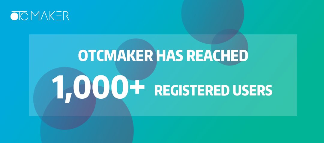 OTCMAKER has reached 1,000+ registered users！！

ETH earning activity countdown 4 hours, seize the last chance to participate.   #airdrop 
otcmaker.com/user/register