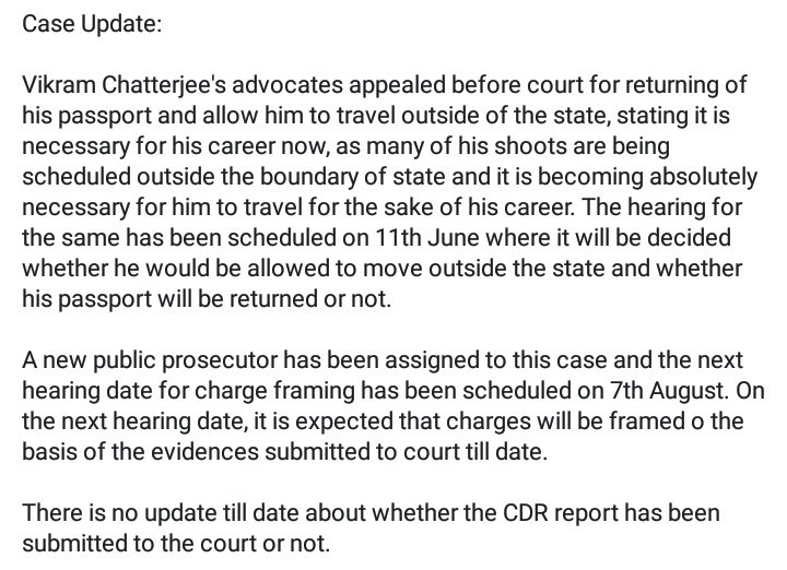 voice_fr_vikram's tweet photo. Case Update: 
30th May 2018 👇

@voice_fr_vikram 
#VoiceForVikram https://t.co/vEp3gXLK7F