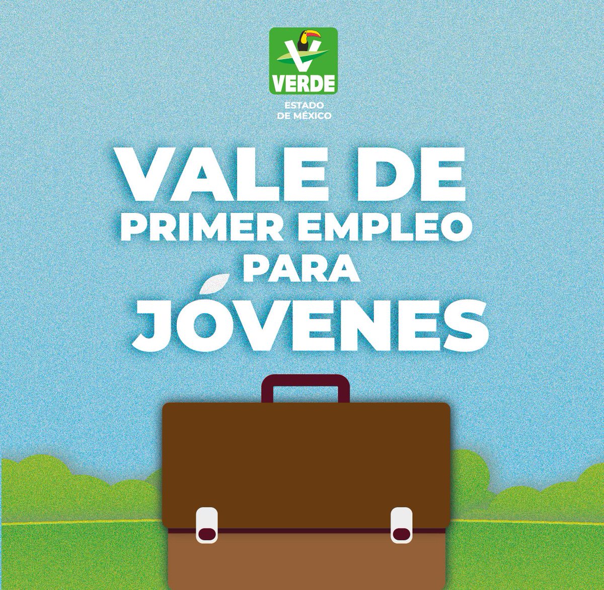 verdeedomex's tweet photo. ¡Con el #ValeDelPrimer empleo las y los jóvenes tendrán más oportunidades de insertarse en el mercado laboral! 💚  #SoyVerde https://t.co/xR0P3VEh0t