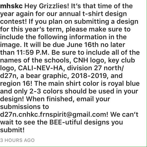 MCNAIRKC's tweet photo. Hey Grizzlies! Show your artistic side!!! https://t.co/catmBfzXeZ