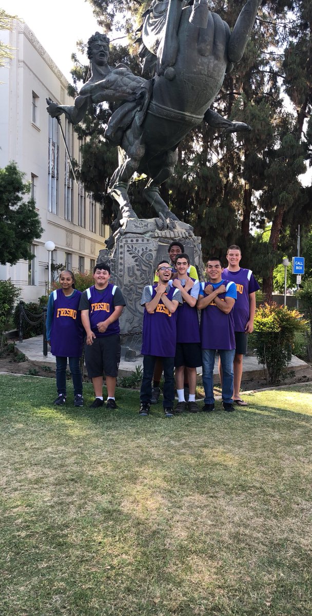 FHSUnified's tweet photo. Your Warriors got recognized as champions tonight at the @fresnounified board meeting! The kids had a blast this season and look forward to next year 💛🏀💜 #warriornation #unifiedbasketball #WarriorPride @The_FHS_Daily @fresnowarriors @FUSD_Athletics https://t.co/s8b1oXsrsf