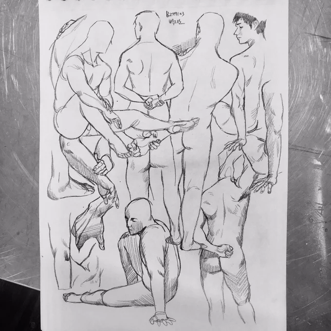 크로키와 리듬에 관하여 
