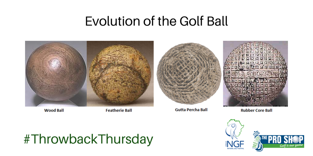 natgolfest's tweet photo. The first golf balls from the 14th Century were made out of wood, specifically beech, by carpenters using hand tools. The 17th Century saw the slight design improvement of the featherie, a leather ball stuffed with bird feathers and stitched shut. #ThrowbackThursday  📸golfnutter https://t.co/hg6Y30ugbw