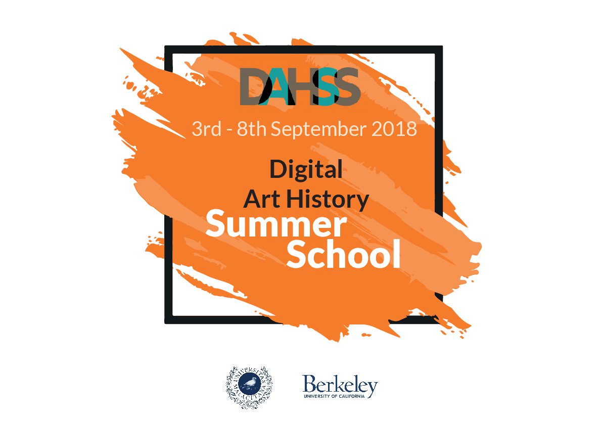 iArtHislab's tweet photo. 🚨 #CFP Summer School on DIGITAL ART HISTORY. Data-Driven Analysis and Digital Narratives. 
⏰ Deadline: June 21
📚https://t.co/jownenulDz
📨digitalarthistory@uma.es
#DAHSS18 https://t.co/qgulDdKS0G