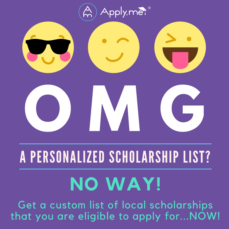 applymeapp's tweet photo. Get the ultimate list of LOCAL scholarships customized just for you!
https://t.co/aycqRUZGhw
#Scholarships #college #localscholarships https://t.co/lnnfW5cbTL