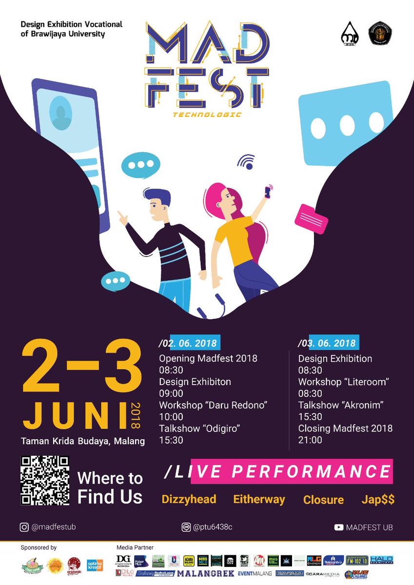 Yuk dateng ke acara kece satu ini dan perkaya wawasan desainmu!
#madfest #technologic #universitas #brawijaya