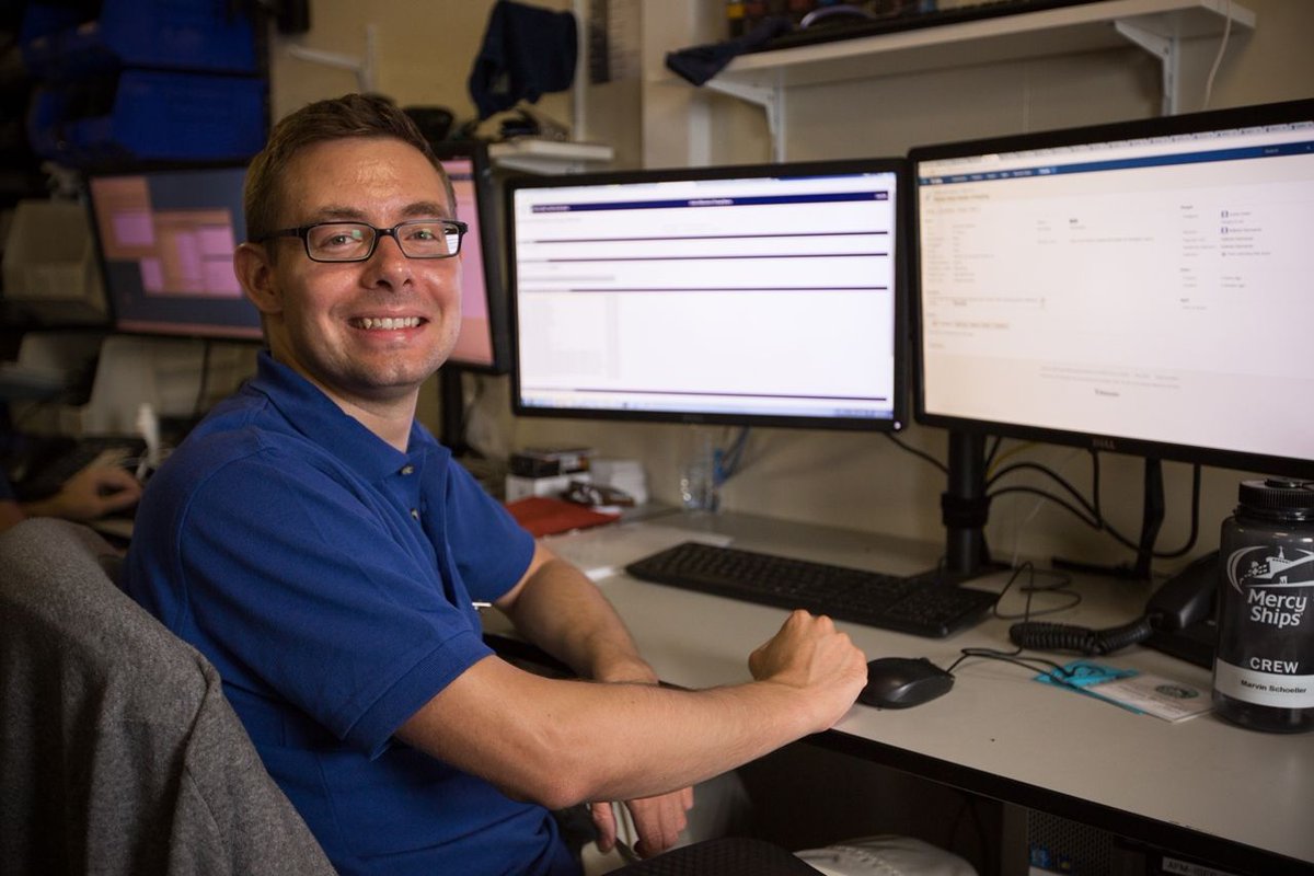 MercyShips's tweet image. We’re seeking a Systems Administrator onboard the #AfricaMercy to ensure our computer servers and equipment are functioning. To learn more, please visit buff.ly/2sdx8Zh or contact a recruiter directly at general.recruiter.ioc@mercyships.org. #tech #SystemsAdmin #volunteer