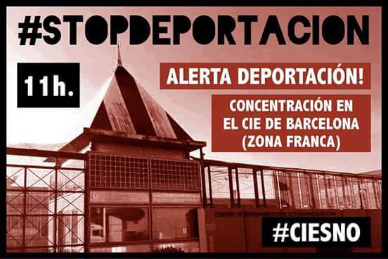 #ALERTACIE!

La deportación HOY de un solicitante de asilo #LGTB obvia la grave situación en la que se encuentra si es deportado, privándole de libertad y exponiéndole de nuevo a gran violencia homófoba

#TodasAlCIE!
#StopDeportación!!!

tanquemelscie.cat/2018/05/alerta…