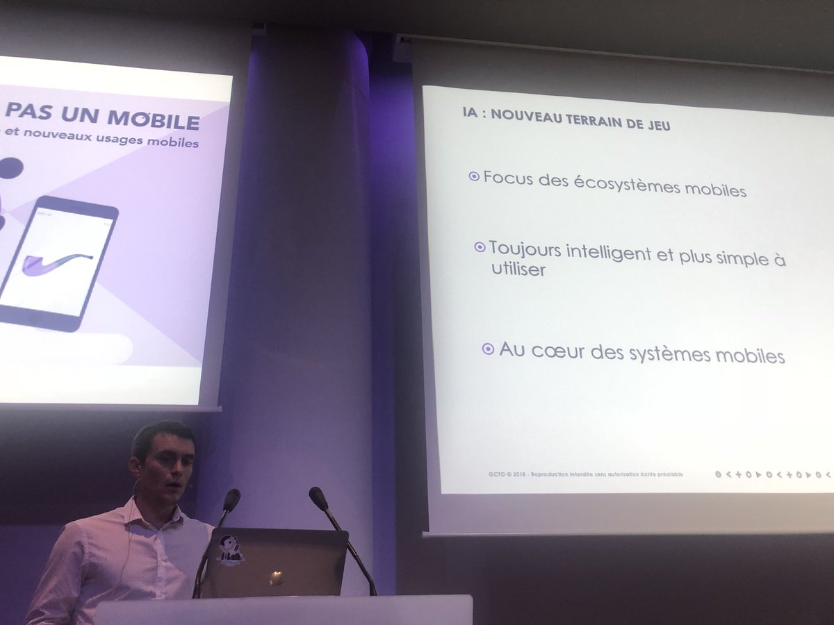 RemiPradal's tweet image. L&apos;IA nouveau terrain de jeu du mobile ? #Cecinestpasunmobile #OCTOEvents #petitdej @OCTOTechnology