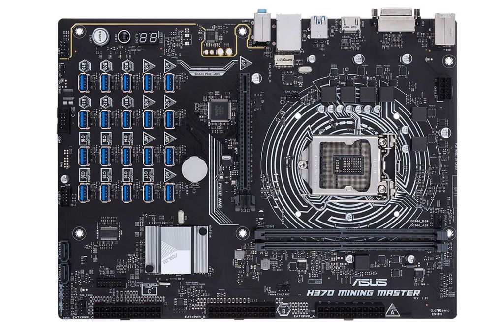 TechCrunch's tweet photo. ASUS announces a motherboard just for crypto-mining https://t.co/6bUKPMIkuq by @johnbiggs https://t.co/2D3MM3nbq9