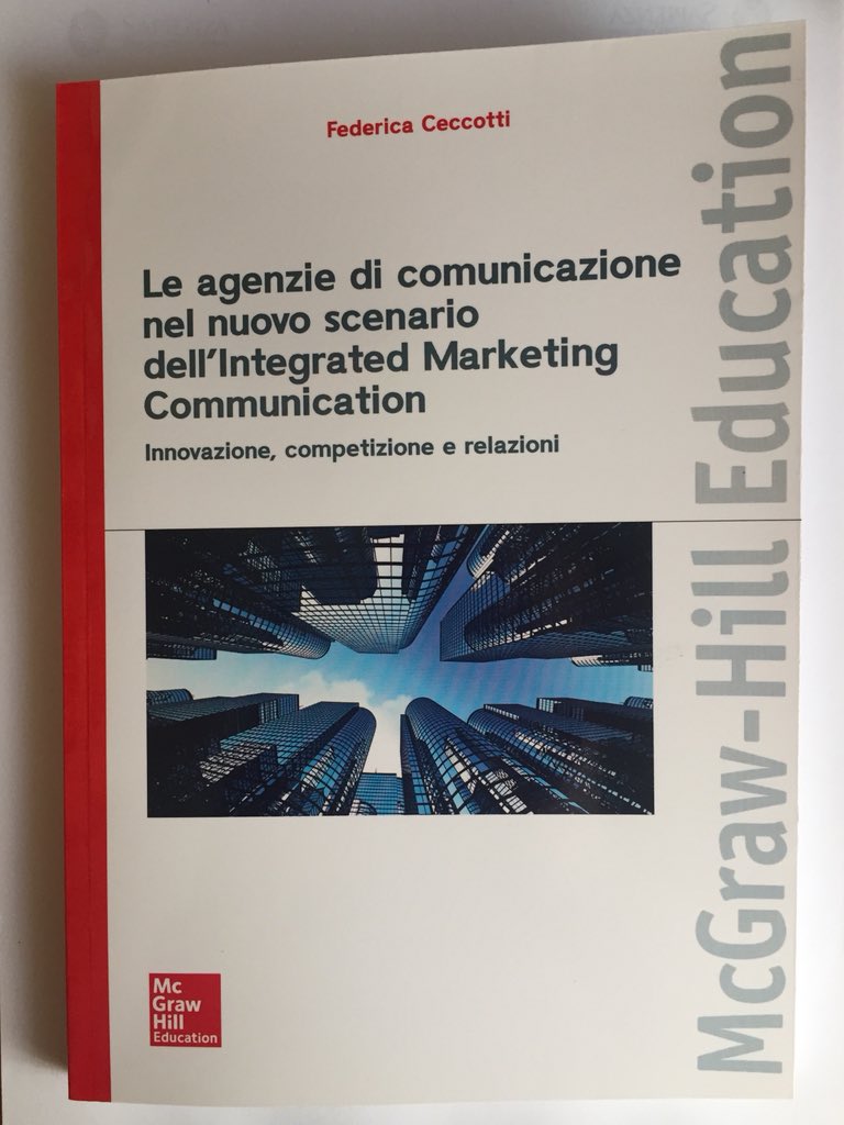 Fedececco's tweet photo. Cosa succede alle agenzie nel nuovo scenario della comunicazione integrata di marketing? Provo a dare una lettura originale del cambiamento nel mio libro! https://t.co/OfZ3JKw5Mv
