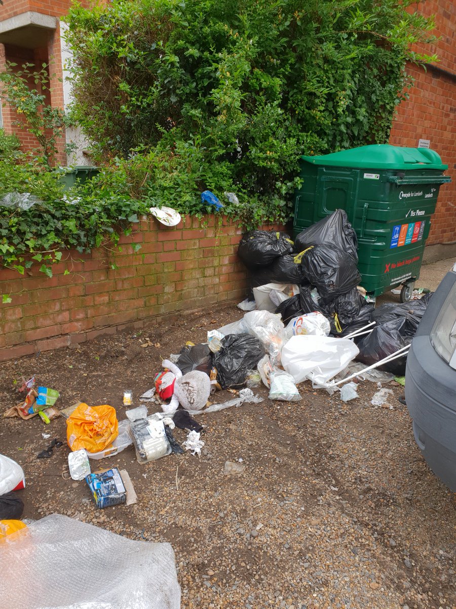 Such a shame to see how little people care about litter - this was outside the mansions blocks in Trouville Road this morning
