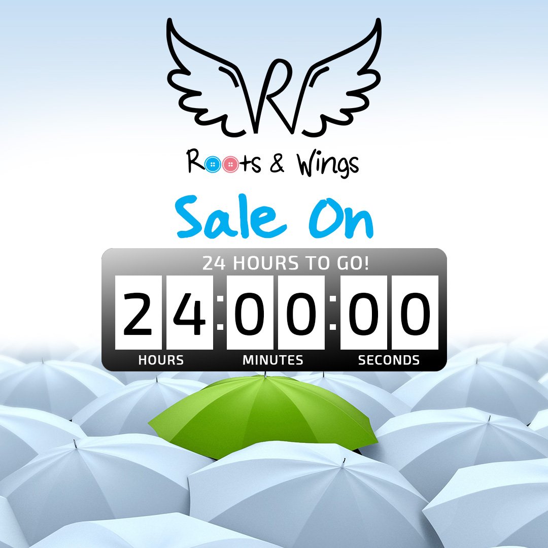 The SALE game is Strong till tomorrow 12PM... Make the most of it…
Shop online at rootsandwings.co.in
#rootsandwingsclothing
#instasale
#saleseason
#kidsfashion
#veganclothing
#instafashion