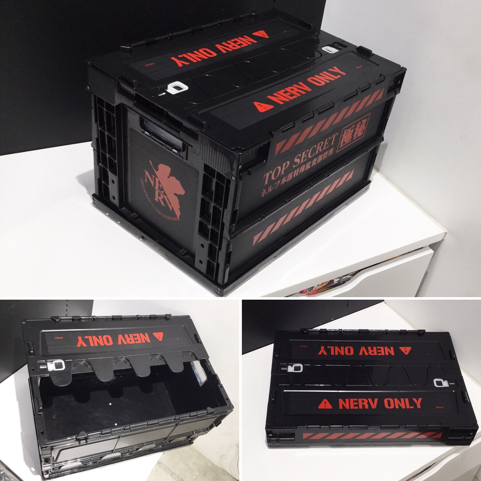 Amazon.co.jp: EVANGELION NERV折りたたみコンテナ 2号機カラーVer