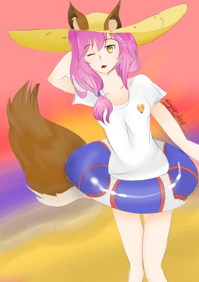 Sayeritamed's tweet photo. Tamamo Lancer #waifu #Cute #Tamamo #FGO #Tamae #JPserver #Summer_Event #Tama_lancer https://t.co/j9zry8xhcc https://t.co/JVjNGwFVeC