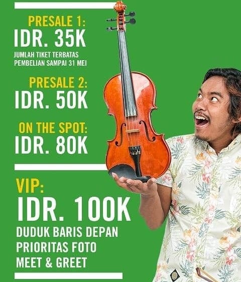 JANGAN LUPA HARI INI TERAKHIR PRESALE 1..
Kita ketemu di taman krida ya nanti jam 15.00-18.00