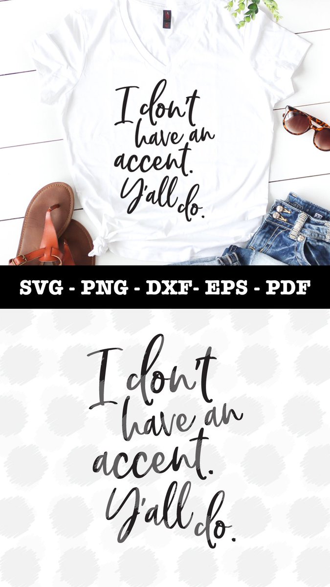 veryblessedc's tweet photo. I Don't Have an Accent. Y'all Do. SVG in my Etsy shop
#svgfiles #cricut #cricutmade #quotes #diy #diysvg #silhouette #etsy #etsysller #craft #crafting #cricutmade #etsylove #southernsvg #southsvg #southern #south #southernaccent #southernaccentsvg https://t.co/sB4Wsll6Qt
