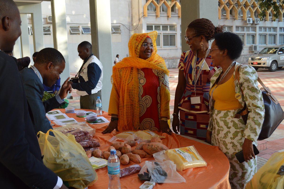 projectbnfb's tweet photo. Mama Salama Kikwete, former first lady of Tanzania and wife to 4th President of Tanzania @jmkikwete, giving a seal of approval to the #biofortication initiative by #BNFB during an advocacy event held on 17th May. #endhiddenhunger #foodsecurity @panita_tz @tanzaniagov @Cipotato https://t.co/vb5oLOrxRO