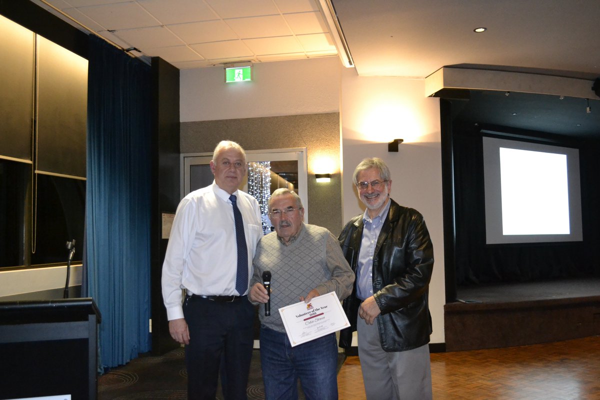 Congratulations to Mr Celio Stocco, on winning Volunteer of the Year. Celio is a Foundation Member of the Veneto Club who has volunteered for more than 50 years! #NVW2018