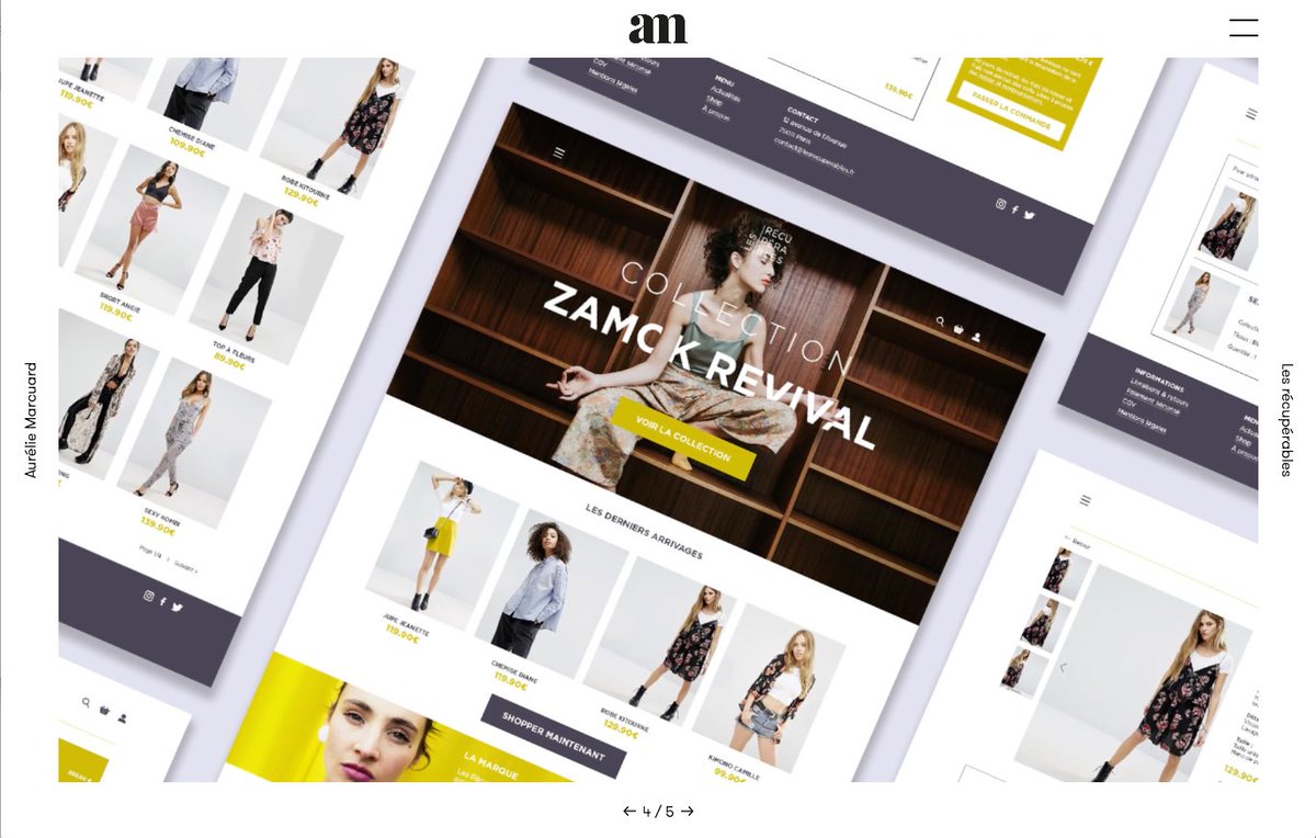 LillyMrcd's tweet photo. Après plusieurs mois de travail acharné, je suis fière de vous présenter enfin mon nouveau portfolio ! ✌️ #Webdesign #portfolio #designer @ECV_Digital_Nts 
👉  https://t.co/qVXoFefLaq https://t.co/gmfirOsc4c