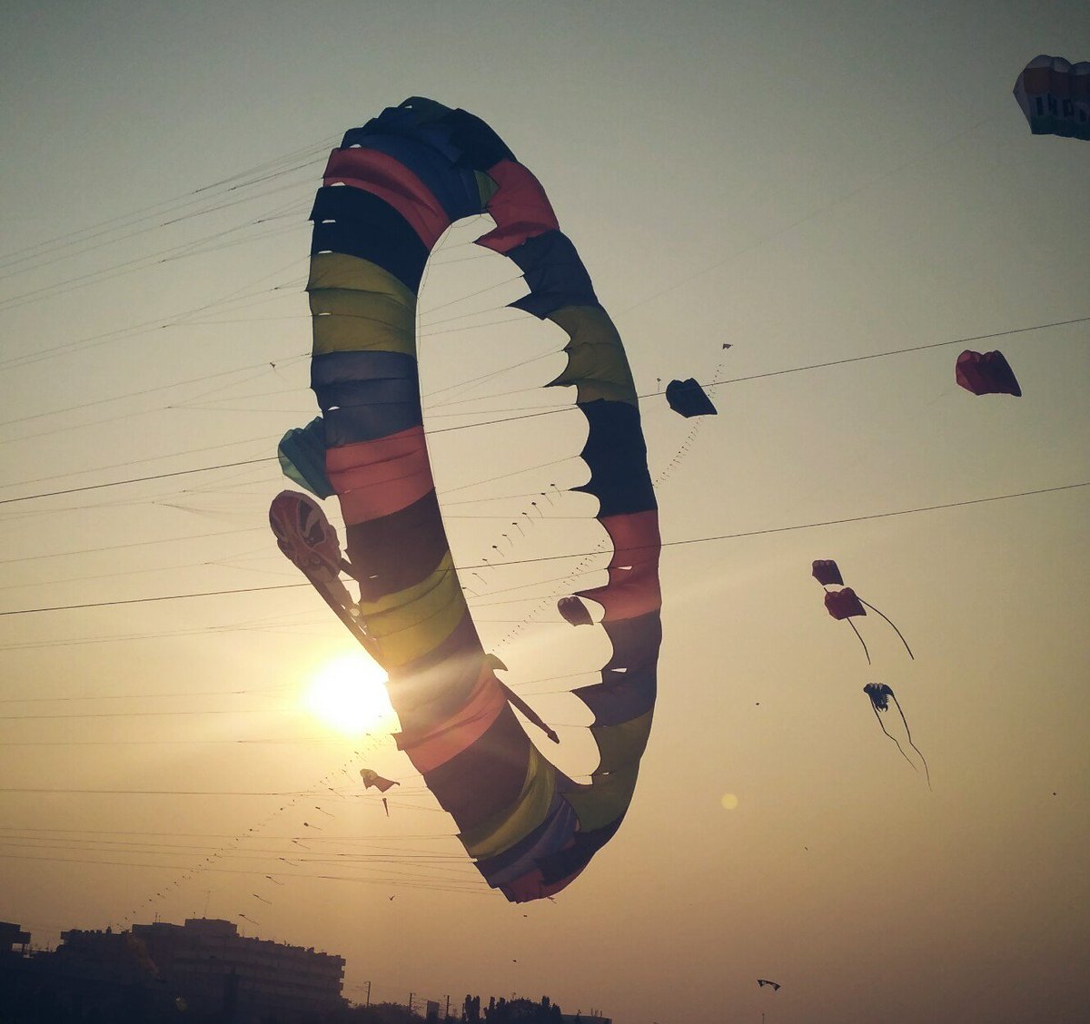 yoloviee's tweet image. Similar shape of donut flying high in sky...
Felt excited for taking part in international  kite festival..
#GoogleHomeMini
#GoogleDonutShop
#GoogleContest