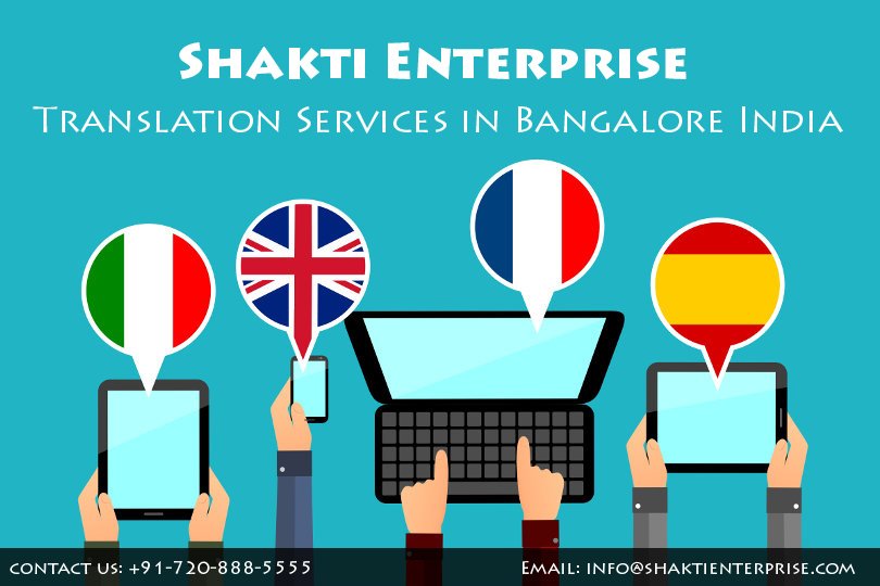 Originally Founded in 1985, Shakti Enterprise India's leading language translation services provides translation and localization services all over the world. ~ goo.gl/WrFvYR
 #translation #localization #interpretation #bangalore #bangalorebusiness