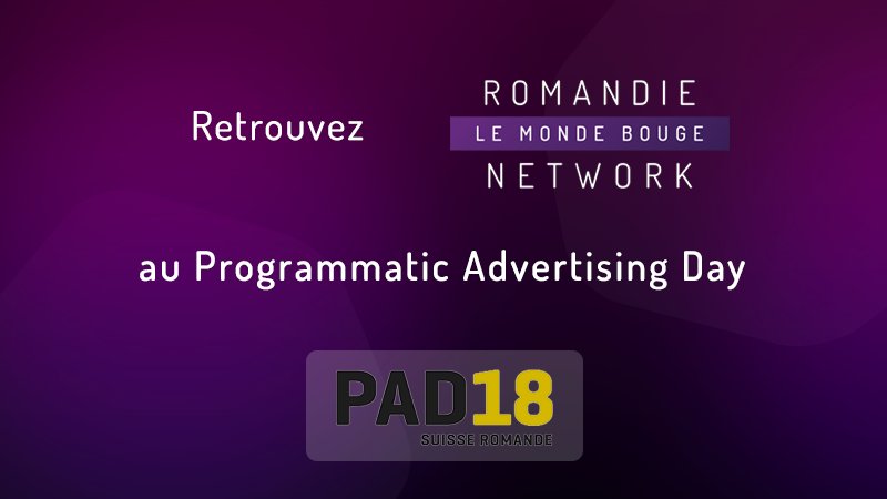 Retrouvez-nous cet après-midi au Programmatic Advertising Day Suisse Romande à Lausanne organisé par <a href="/iabswitzerland/">IAB Switzerland</a>.

Toutes les infos ➡️ eveni.to/pad18-sr/sched…

#PAD18 #PAD18SR