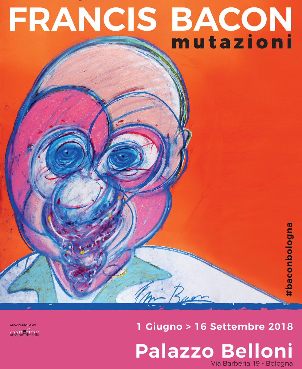 From June 1st to September 16th, 2018, Palazzo Belloni hosts  Francis Bacon. Mutazioni(Francis Bacon. Mutations), a personal exhibition on one of the most discussed artists of the twentieth century. 
Information, opening hours and much more 👇
bolognawelcome.com/en/home/live/e…