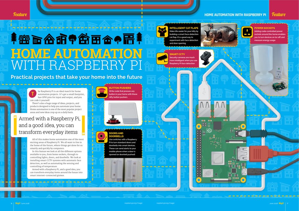 rpimagazine's tweet photo. New issue alert! The MagPi magazine issue 70 is out now! Download for free https://t.co/SAbjRvs6FO https://t.co/2TAYP3sYF9