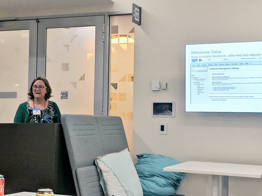 bextabooo's tweet image. And now for @wellywoodanna talking about #milestones and SLA's. #clicksnotcode @SalesforceAdmns #awesomeadmins @salesforceapac @SydneySFUG