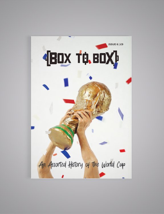 boxtoboxfootbal's tweet photo. Just two weeks to go until the World Cup and our latest, biggest and most creative issue yet, Issue 6: An Assorted History of the World Cup is now available to pre-order here 👉  https://t.co/MjwCISiGYh https://t.co/yWg436jgOE