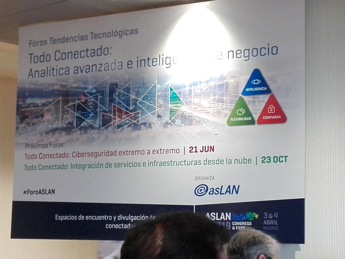 igrgavilan's tweet image. Hoy en #ForoASLAN aprendiendo sobre #Analitica avanzada e Inteligencia de Negocio cc/ @aslan_es
