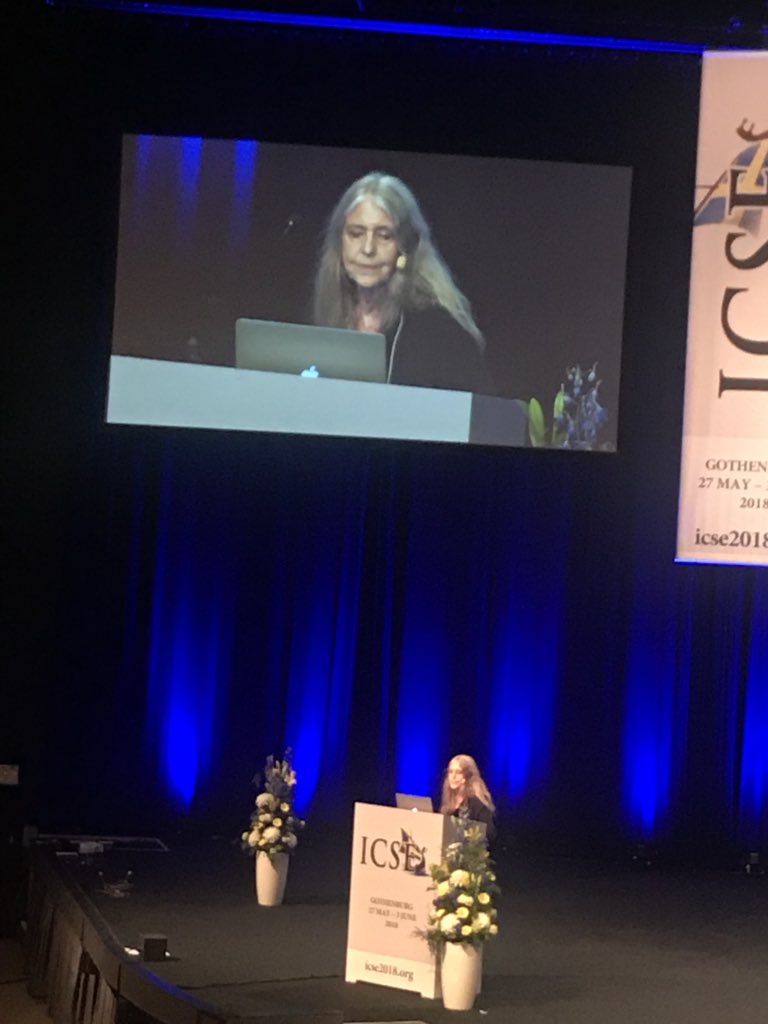 asitservice's tweet image. Heroine #2: Magaret Hamilton. She is the reason why we are called software engineers. #icse18 #icse2018