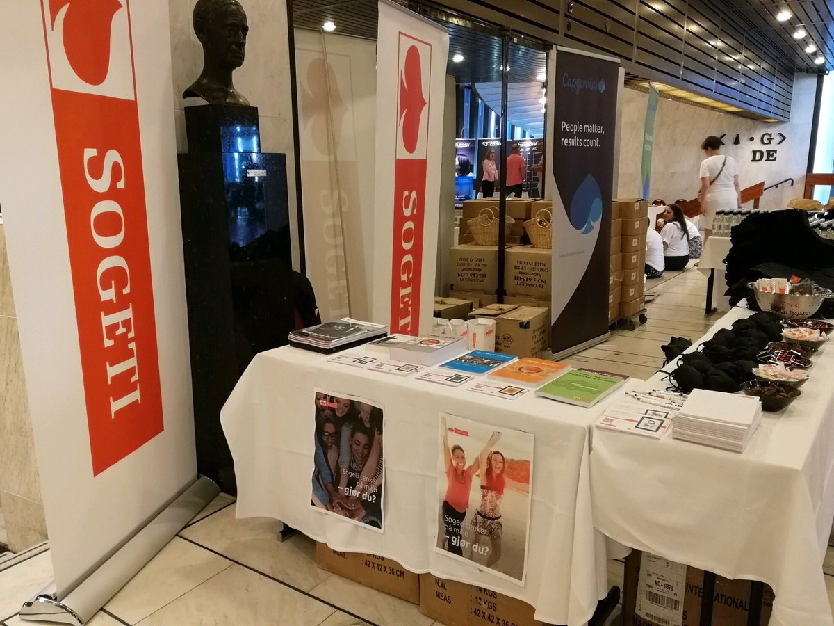Sogeti_Norway's tweet image. Sogeti er stolt sponsor av @odanettverk. Kom å besøk vår stand på #inspirasjonsdagen idag. #techforsociety #pressforprogress